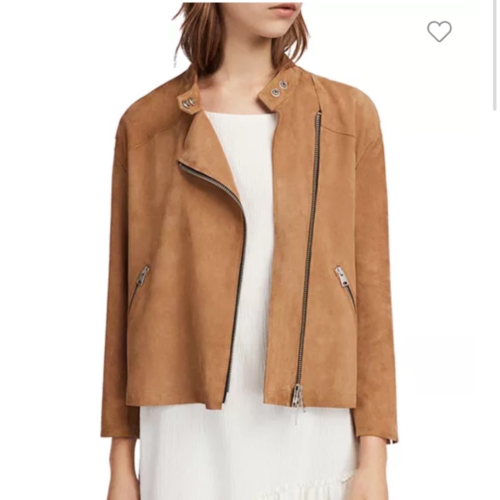 ALL SAINTS Suede Jacket
